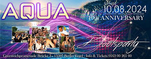 AQUA Bootsparty 2024 - 10th anniversary